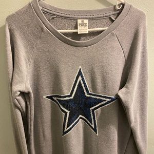 Dallas Cowboys VS PINK bling sweatshirt